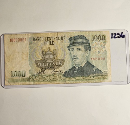 2000 Chile 1000 Pesos Banknote Schein Geldschein Währung Umlaufmesse 50091