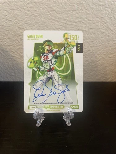 Bo Jackson Battle Arena Inspired Ink Game Over Eric Gagné Auto 14/25 EGA-4