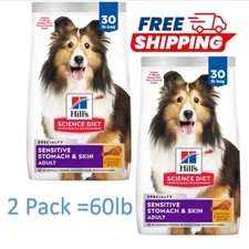 2 Pack Hill's Science Diet Adult Sensitive Stomach & Sensitive Skin Chicken Reci