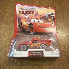 Disney Pixar World of Cars CHASE Lightning McQueen Bumper Stickers RARE
