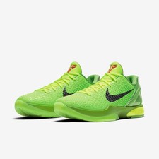 BRAND NEW AUTHENTIC Nike Zoom Kobe 6 Protro Grinch 2020 CW2190-300 Size 4.5