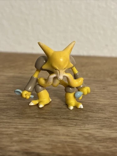 Pokemon TOMY Alakazam 2” Action Figure Figure Vintage Pvc Toy