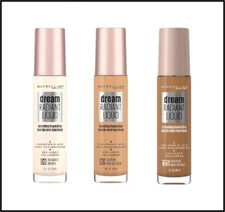 Maybelline Dream Radiant Liquid Foundation 1oz U PICK Hyaluronic Acid + Collagen