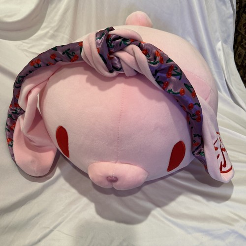 TAITO CHAX GP BUNNY RABBIT HEAD GLOOMY BEAR PINK CHERRY PLUSH CUSHION TOREBA - Picture 11 of 17
