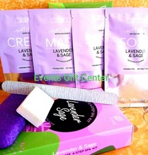 AVRY BEAUTY COMPLETE PEDICURE 4-Step Spa Kit Plus Nail Care tools FREE SHIPPING