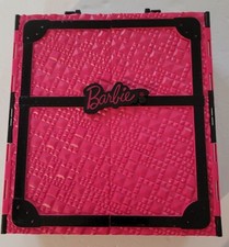 Barbie Wardrobe Closet Carrying Case W Handle 14" L 11.5" W Pre-owned As Is