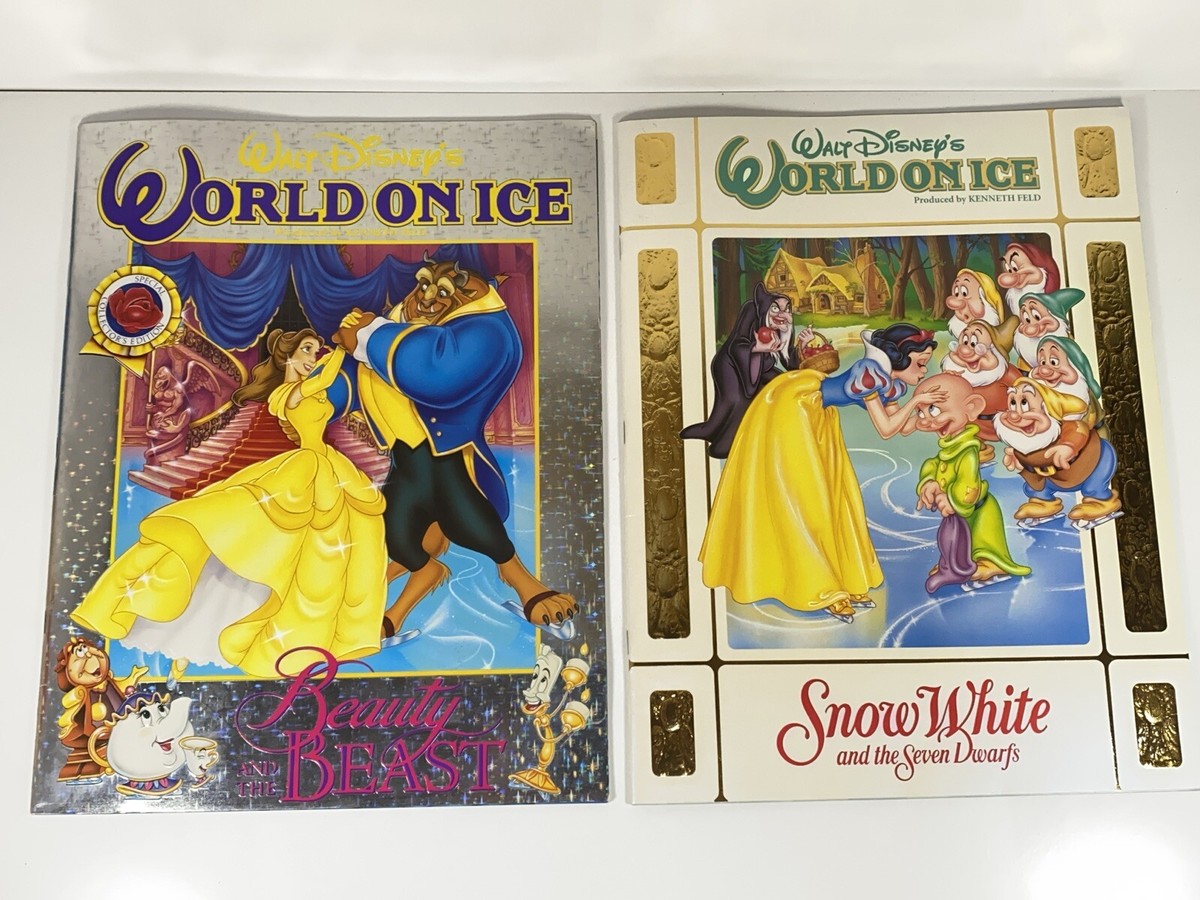 Walt Disney World On Ice Beauty and Beast 1993 & Snow White 1994