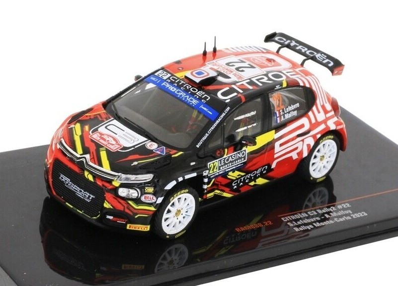 CITROEN C3 Rally2 №22 Rally Montecarlo (2023) S.Lefebvre - A.Malfoy