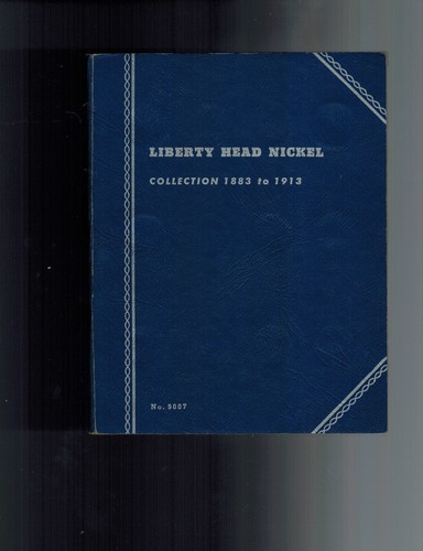 Whitman Coin Folder Liberty Head Nickel 1883 To 1913  Album 9007 vintage