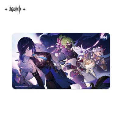 Genshin Impact Yelan, Kuki & Arataki Itto Mauspad Game Spiel Zocken Merch Fan 