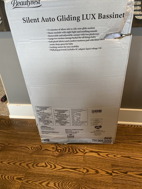 beautyrest silent auto gliding bassinet