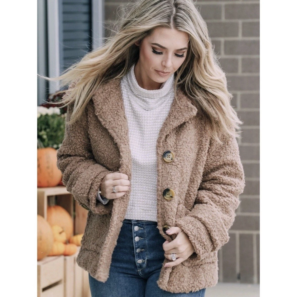 Free people teddy pea clearance coat
