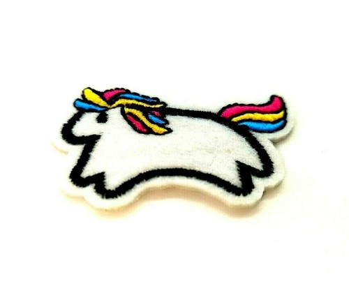 unicorn patch small rainbow bag clothes heat patch fancy animal iron - Picture 2 of 4