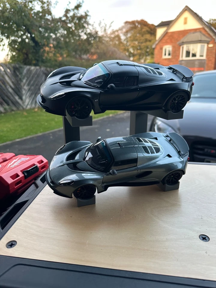 Double Two Car Stand For 1:12 Model Car AUTOart Minichamps Norev Any Colour/Size - Image 3 of 4