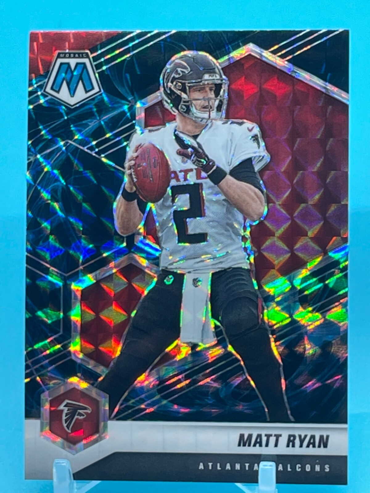 2021 PANINI MOSAIC FOOTBALL MATT RYAN #14 MOSAIC GENESIS PRIZM SSP COLTS