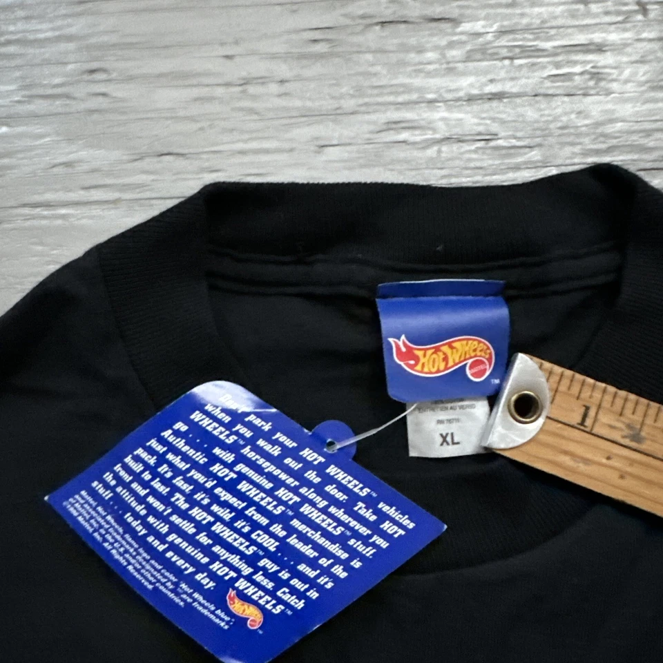 Vintage New W/ Tags 90s NASCAR Kyle Petty Hot Wheels Youth Racing Shirt Sz XL - Изображение 3 из 4