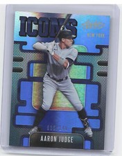 2021 Panini Absolute #I-9 Aaron Judge Icons Spectrum Blue #/149