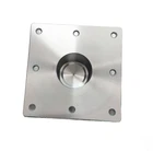 Todd Marine 6005–1S Square Flush Floor Plate 6″ x 6″ Anodized Aluminum