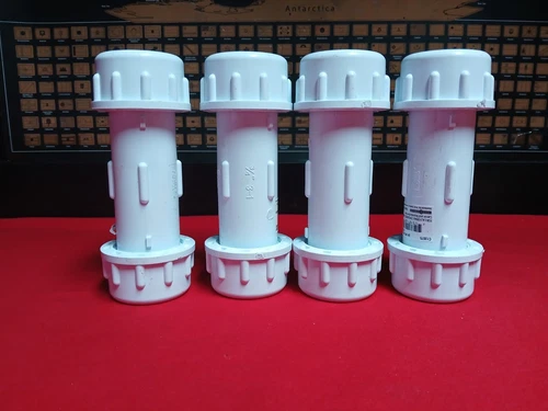 Lot Of  4 Jones Stephens C12075 PVC IPS Compression Coupling FNIP Free Shipping  - Picture 1 of 4