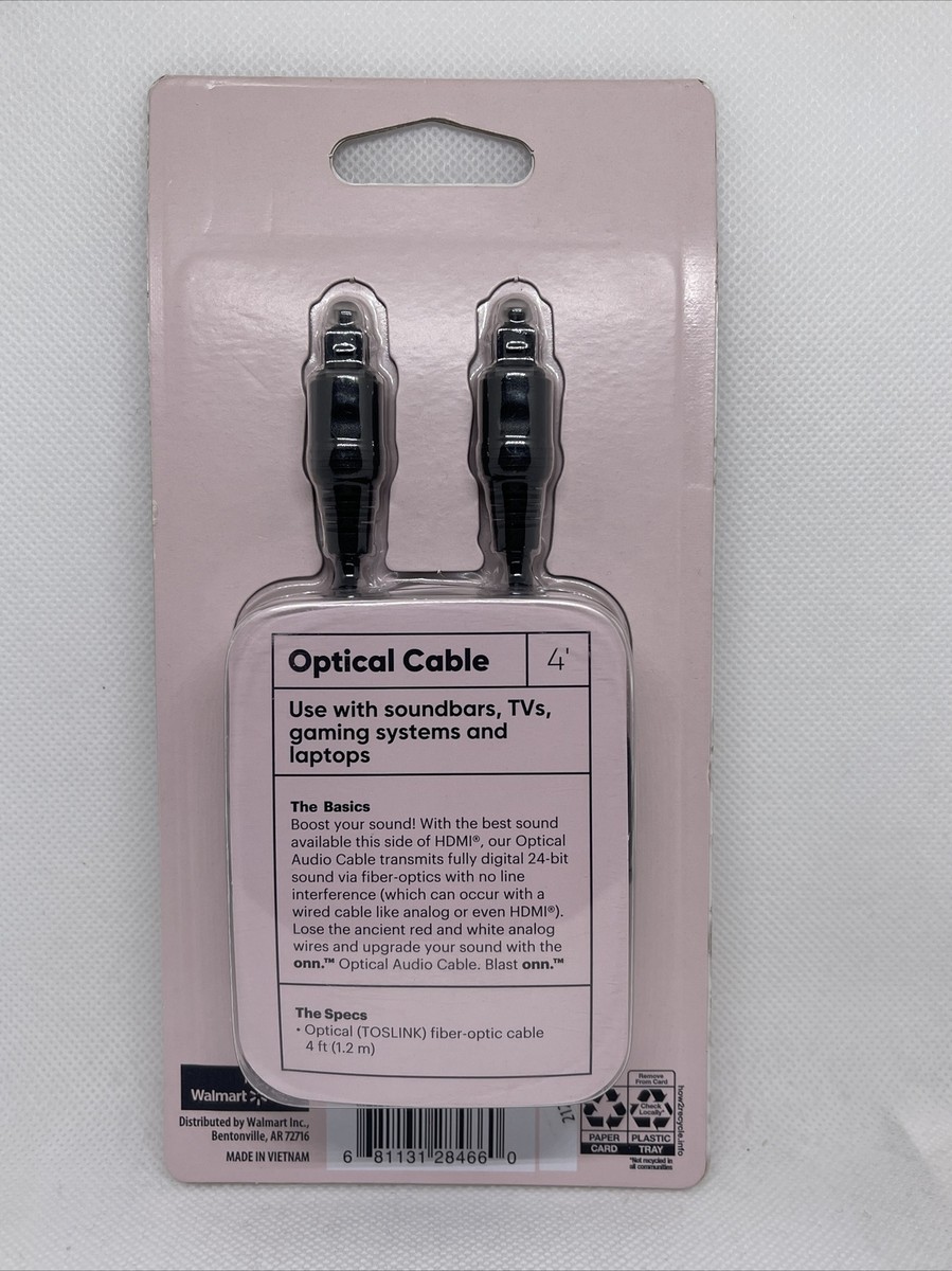 Optical Cable Connect Onn Soundbar To Onn Tv Blast ONN Optical