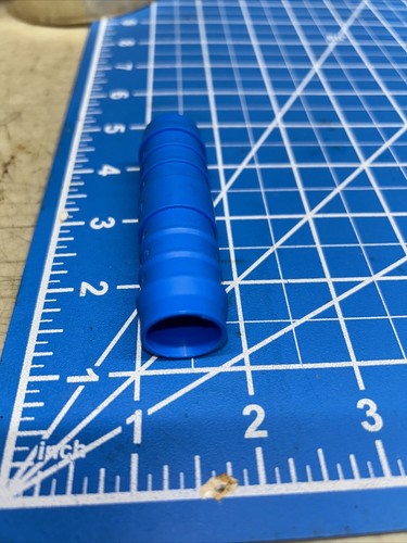 McMaster-Carr 5218K467 Plastic Barbed Hose Fitting Connector for 19mm Hose ID 👀 - Picture 2 of 9