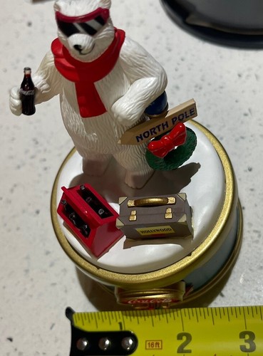 Coca-Cola Polar Bear Collection Ornaments Lot of 3 1996-New - Picture 10 of 12
