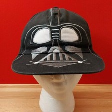 Disney Star Wars Darth Vader Face Cap Hat Youth Size Black Cap Embroidered