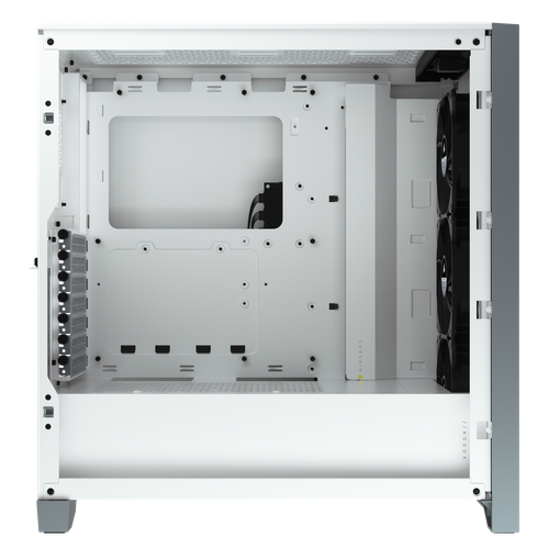Corsair iCue 4000X RGB weiß Midi Tower ATX Gaming Gehäuse TG Seitenfenster - Bild 5 von 7