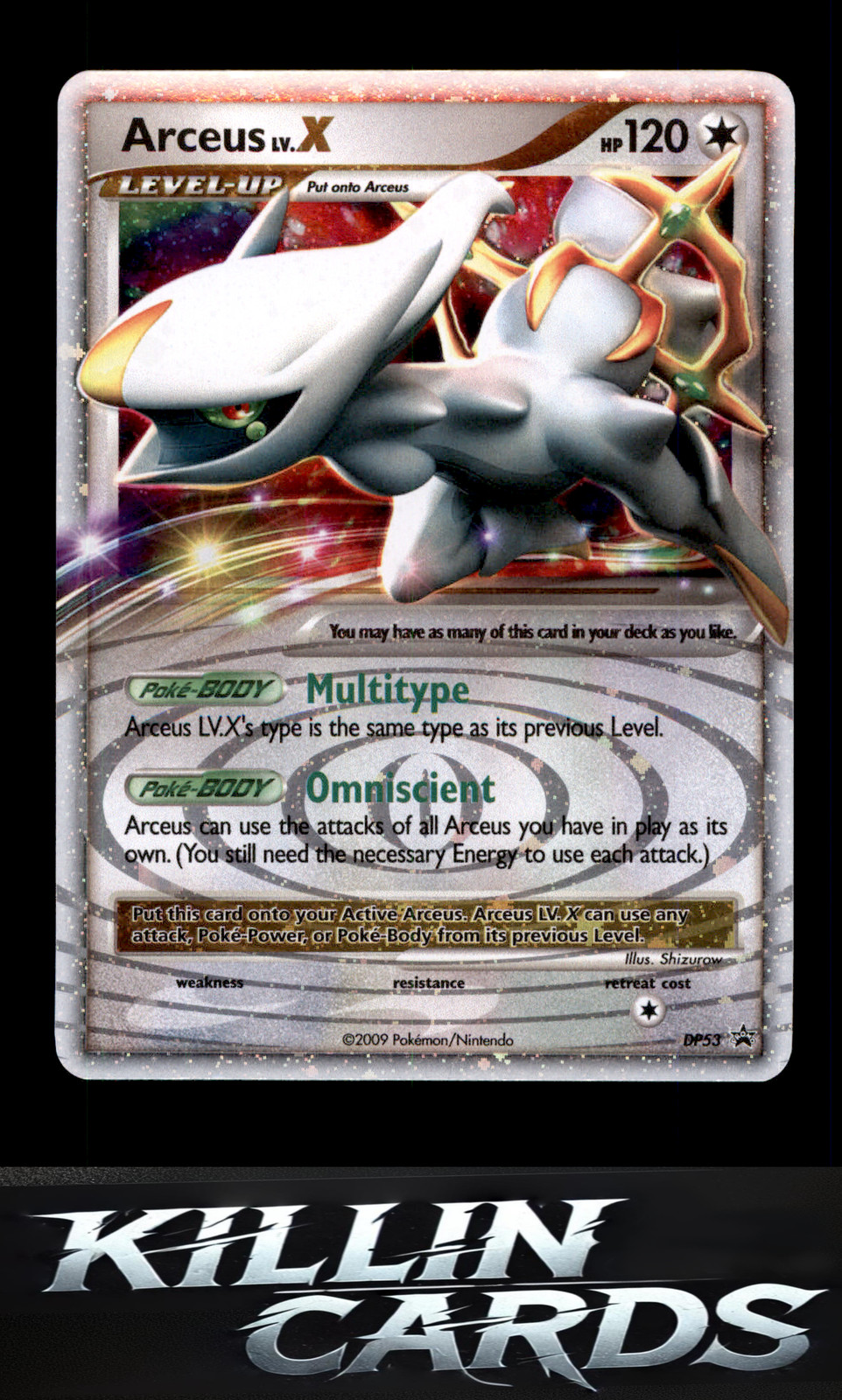 Arceus LV.X - DP53 DP53 Promo Diamond and Pearl Promos Pokemon Card MP