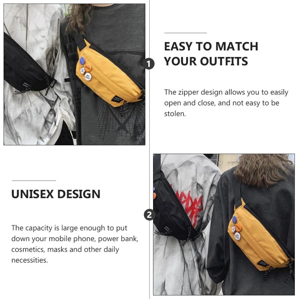 Travel Belt Bag Shoulder Backpack Crossbody Messenger Purse  