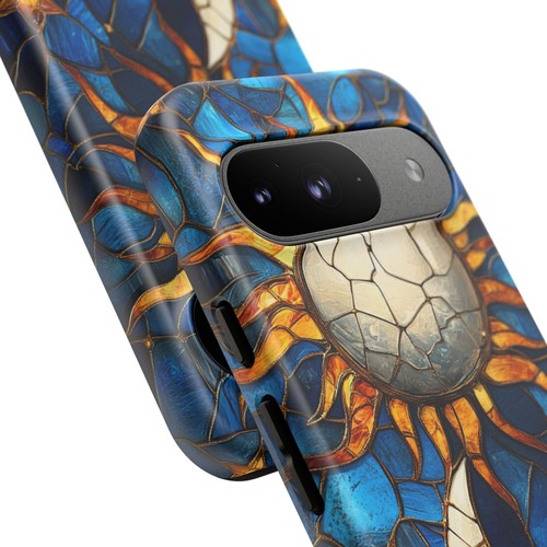 Celestial Sun Moon Glass Phone Case for iPhone, Samsung Galaxy, Pixel - 第 220/240 張圖片