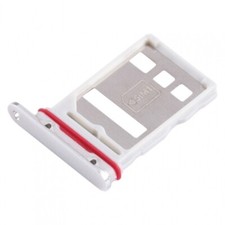 SIM Tray Compatible For HUAWEI MATE 50 PRO Silver Replacement Side Card