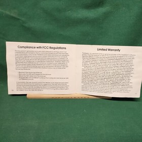 John Elway Quarterback NES Nintendo Instruction Manual Only  Good Shape