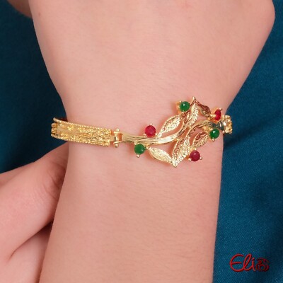Women Bracelet | EliPOT BLOSSOM Gold Plated Bracelet Handmade Fine Jewelry