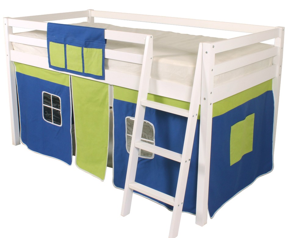 BED TENT CURTAIN ONLY FREE POCKET on selected options Cabin Bed 100