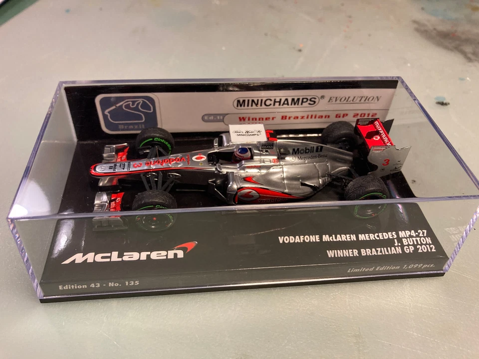 1/43 Minichamps McLaren Mercedes MP4-27 Button Winner Brazil GP 2012 N° 135 - Bild 2 von 2