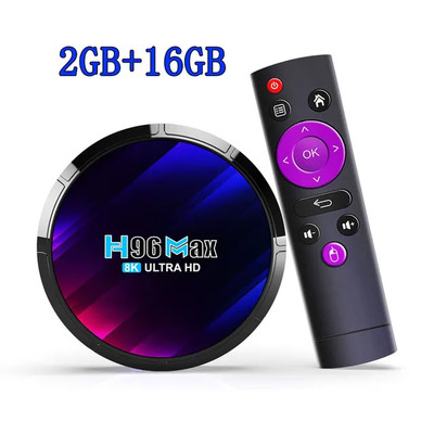Android TV Box H96MAX RK3528 Android Box Support 2.4G/5.8G Wifi6 BT5.0 4K Video 
