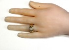 14k yellow gold .55ct SI1 J-K diamond mens solitaire band ring 6.1g gents — photo 8