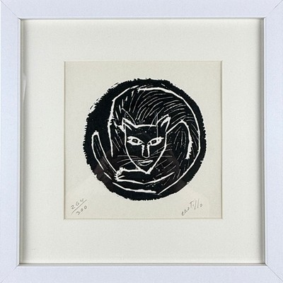 OSVALDO CASTILLO Cuban artist 2002 original signed framed engraving art print