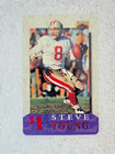 1996 Classic Clear Assets STEVE YOUNG $1 Sprint Phone Card Unscratched 27 Insert