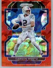 2021 Panini Prizm Prizm Red Ice NFL Football Singles (Pick Your Cards)