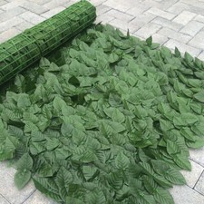 3M Artificial Hedge Ivy Leaf Garden Fence Roll Privacy Screen Wall Balcony Cover