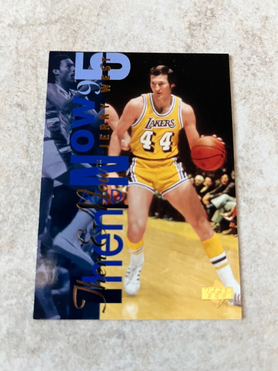 1994-95 Upper Deck #353 Jerry West Then and Now NBA Los Angeles