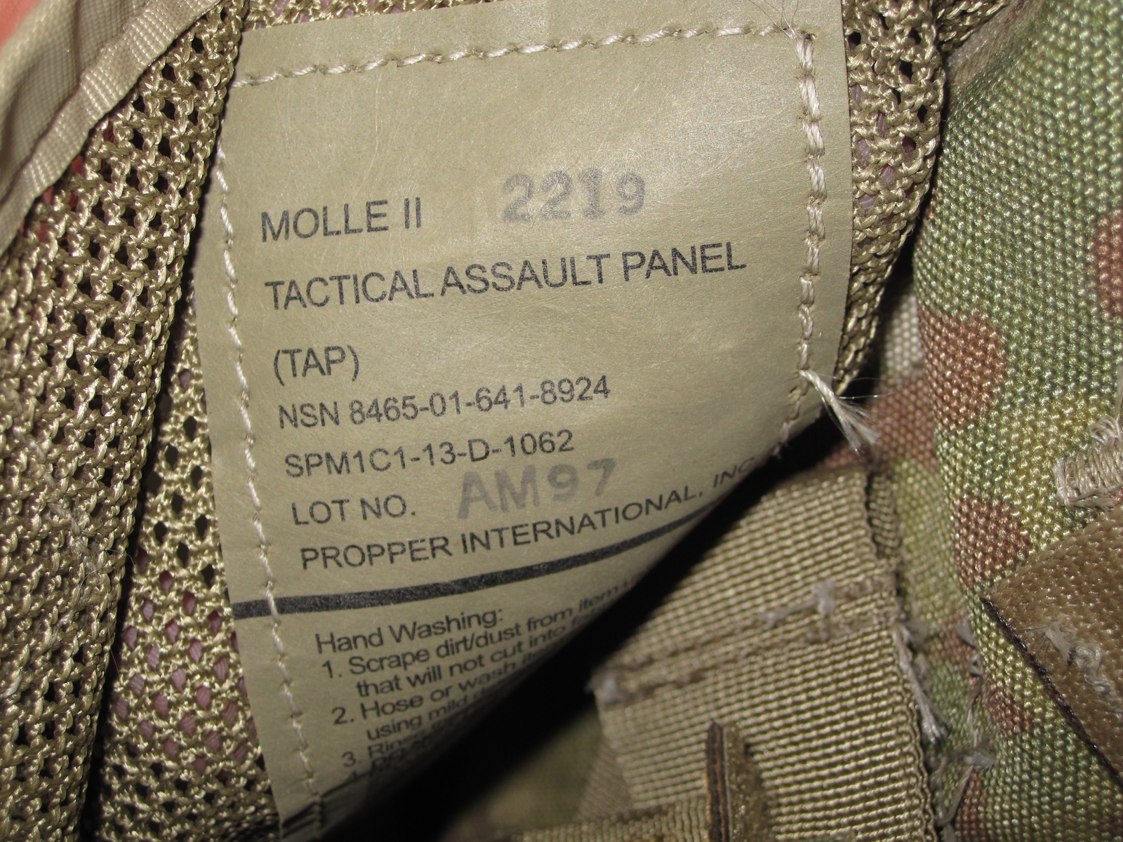 ARMY OCP TACTICAL ASSAULT PANEL TAP SCORPION CHEST RIG LOAD CARRIER