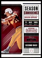 2018 Panini Contenders Draft Picks Paul Molitor Minnesota Golden Gophers #25