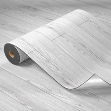 Peel and Stick Vinyl Flooring Roll 23"X 393"/64 Sq.Ft, Thicken Self Adhesive Vin