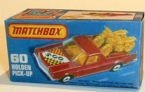 Matchbox Superfast 60 Holden Ute Pick-up Utility Empty Repro K Box - Bild 1 von 1