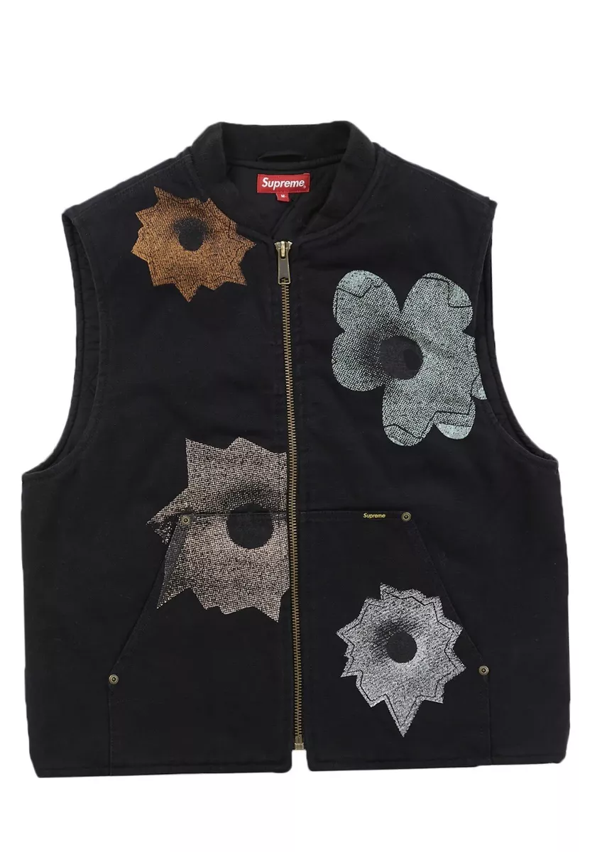 SUPREME SS22 Nate Lowman Work Vest Black Xtra Large 100% NEW AUTHENTIC