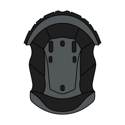 Grey Inner Headphones Helmet Airoh Aviator 3 Size M