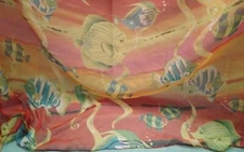 Scarf Cejon Womens Scarf Beach Wear Wrap Colorful Multicolored Fish 64” X 40”